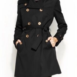 Michael Kors black raincoat Size S